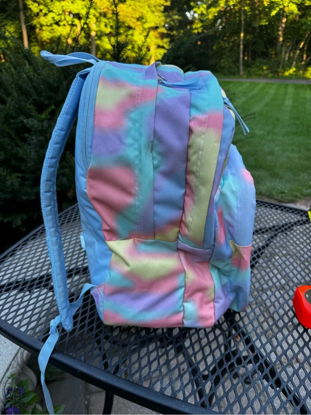 Jansport Pastel Tie-Dye Kids Backpack in Blue, Pink, Purple, Yellow, Green